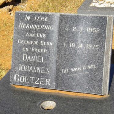 COETZER Daniel Johannes 1952-1975