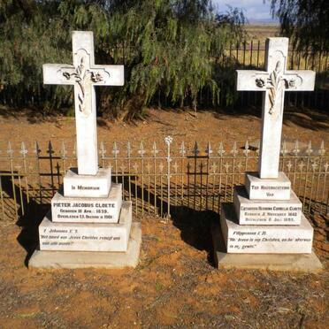 CLOETE Pieter Jacobus 1839-1901 &amp; Catharina Hermina Cornelia 1842-1893
