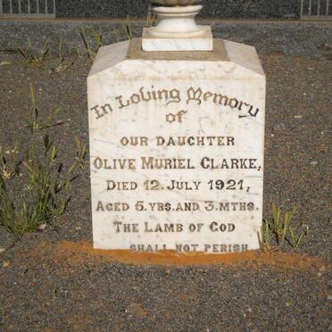 CLARKE Olive Murial -1921