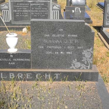 ENGELBRECHT Susanna J.E.P. nee PRETORIUS 1897-1983