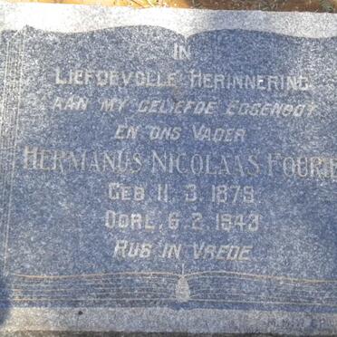FOURIE Hermanus Nicolaas 1879-1943