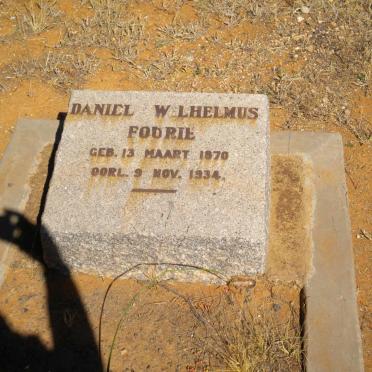 FOURIE Daniel Wilhelmus 1870-1934