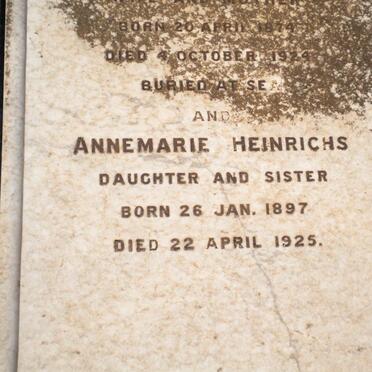 HEINRICHS Annemarie 1897-1925