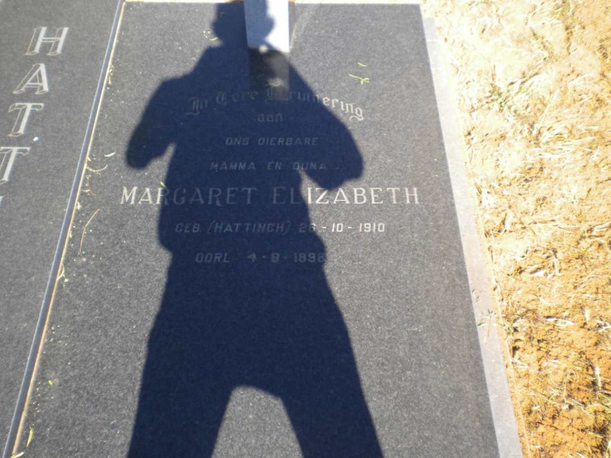 HATTINGH Margaret Elizabeth nee HATTINGH 1910-1998