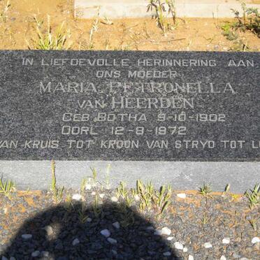 HEERDEN Maria Petronella, van nee BOTHA 1902-1972
