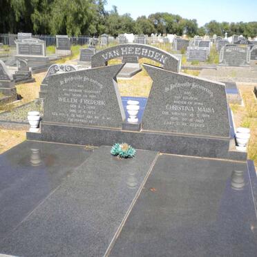 HEERDEN Willem Frederik, van 1899-1976 &amp; Christina Maria VORSTER 1908-1980