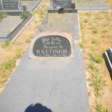 HATTINGH Jurgens C. 1925-1994