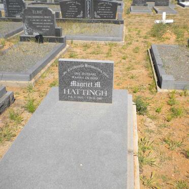 HATTINGH Magriet M. 1925-2007