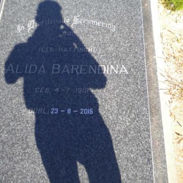 HATTINGH Alida Barendina nee HATTINGH 1918-2015