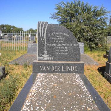 LINDE Stephanus Johannes, van der 1883-1950