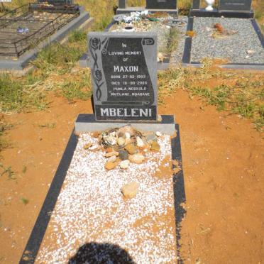 MBELENI Maxon 1953-2008