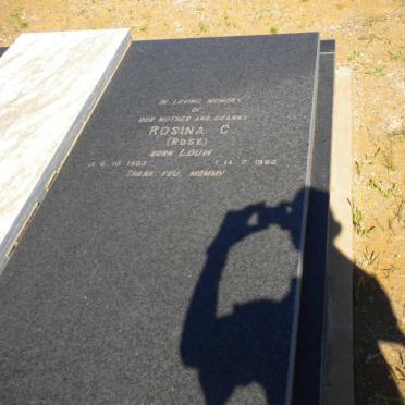 MATTHEW J.W. 1909-1977 &amp; Rosina C. LOUW 1902-1982