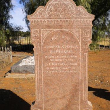MARAIS Daniel Francois 1868-1945 &amp; Johanna Cornelia DU PLESSIS 1871-1912