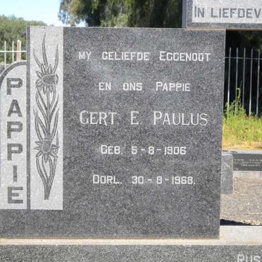 NEL Gert E. Paulus 1906-1968