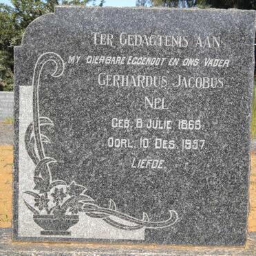 NEL Gerhardus Jacobus 1868-1957 &amp; Anna Maria Susara  VAN VUUREN 1879-1960