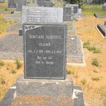 OLIVIER Herclaas Albertus 1910-1954