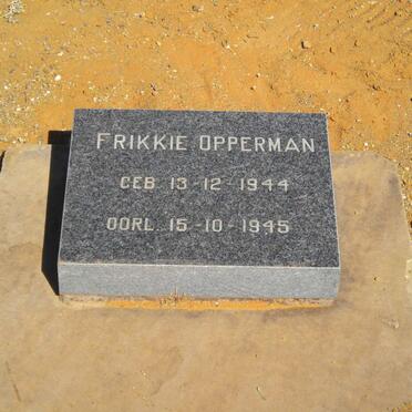 OPPERMAN Frikkie 1944-1945