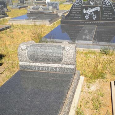 OELOFSE Hester Maria van Niekerk nee HATTINGH 1918-1961