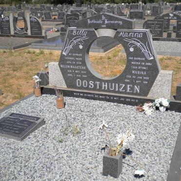 OOSTHUIZEN Willem Maartens 1934-1985 &amp; Marina STONE 1935-2016 :: OOSTHUIZEN Amoré 1997-1997