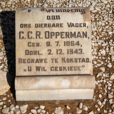 OPPERMAN G.C.R. 1864-1943
