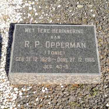 OPPERMAN R.P. 1928-1966