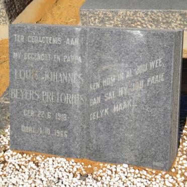 PRETORIUS Louis Johannes Beyers 1918-1966