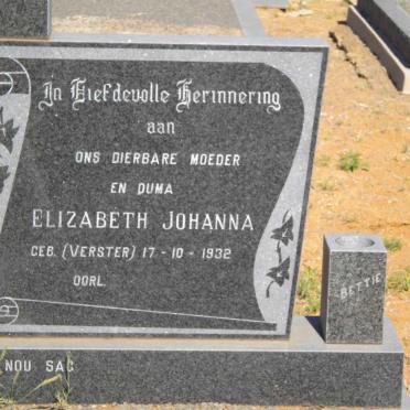 PHILLIPS John Henry 1928-1988 &amp; Elizabeth Johanna VORSTER 1932-