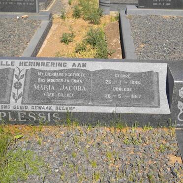 PLESSIS Maria Jacoba, du nee CILLIE 1886-1967