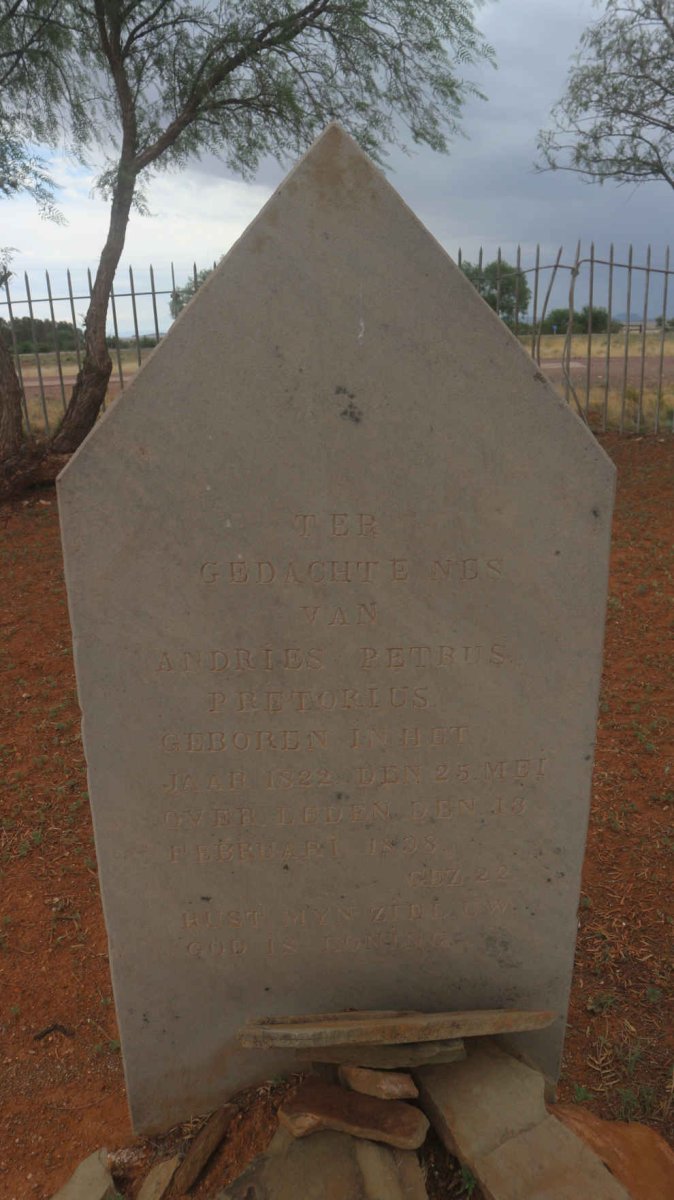 PRETORIUS Andries Petrus 1822-1898