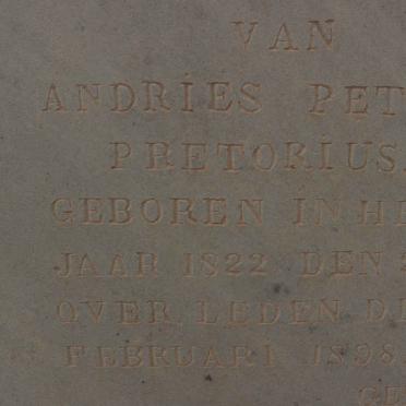 PRETORIUS Andries Petrus 1822-1898 