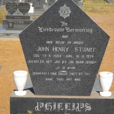 PHILLIPS John Henry Stuart 1953-1974