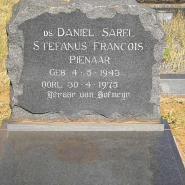 PIENAAR Daniël Sarel Stefanus Francois 1943-1975
