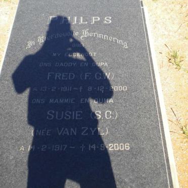 PHILPS  F.C.W. 1911-2000 &amp; S.C. VAN ZYL 1917-2006