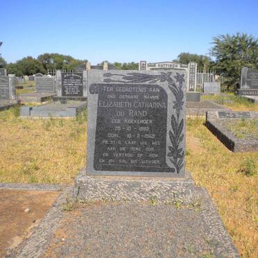 RAND Elizabeth Catharina, du nee KOEKEMOER 1882-1969
