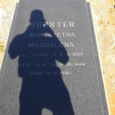 VORSTER Margaretha Magdalena 1902-1993