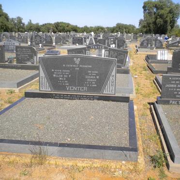VENTER Willem Du P. 1912-1982 &amp; Susanna M. 1915-2000