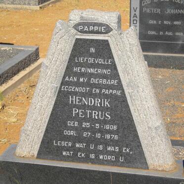 VENTER Hendrik Petrus 1906-1976