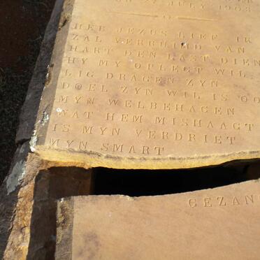 WET Jacobus Albertus, de 1833-1903