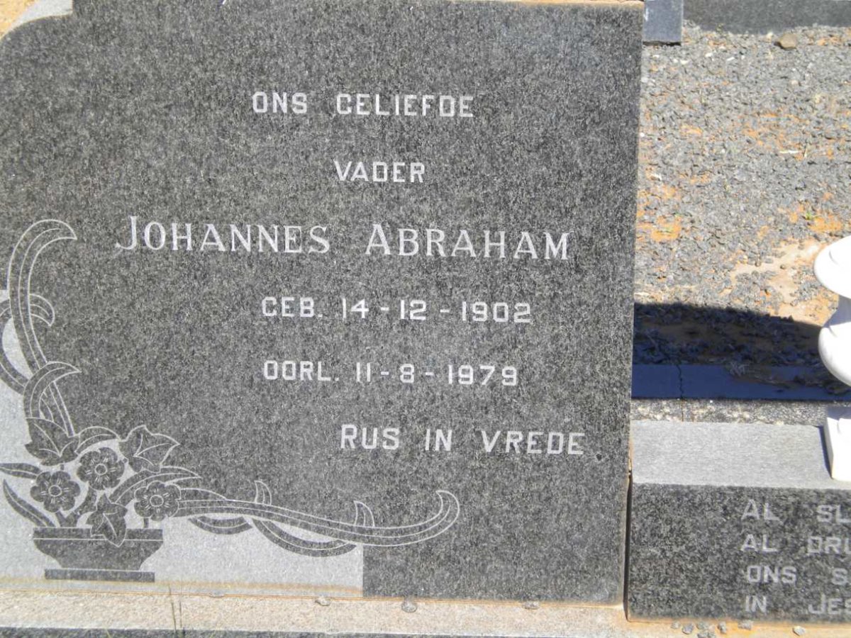 WIT Johannes Abraham, de 1902-1979