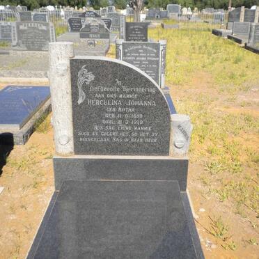 ZYL Herculina Johanna, van nee BOTHA 1889-1979