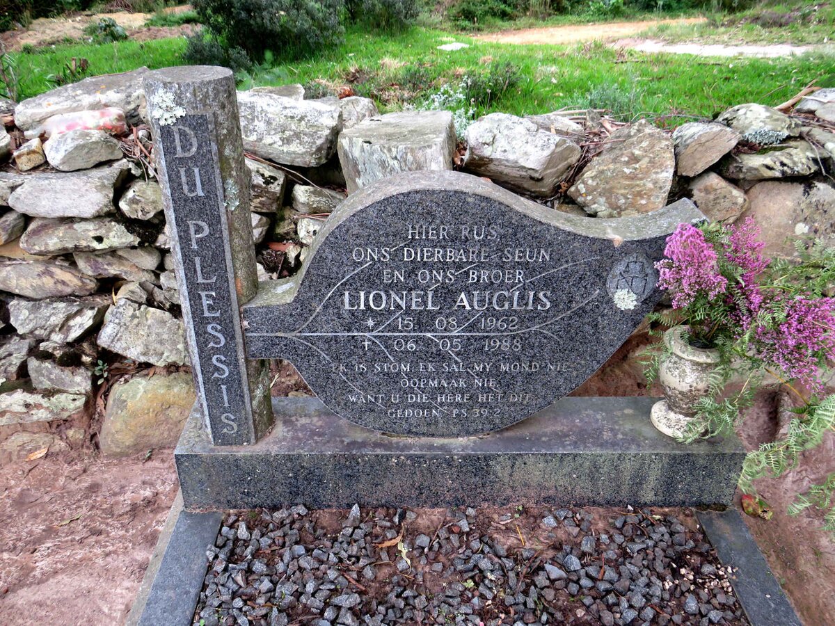 PLESSIS Lionel Auglis, du 1962-1988