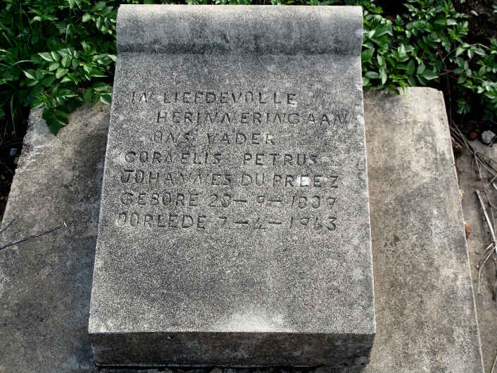 PREEZ Cornelis Petrus Johannes, du 1899-1963