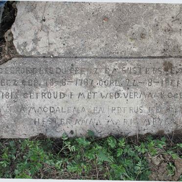 3. PREEZ P.H., du 1787-1841