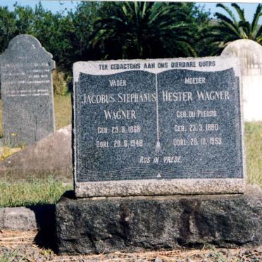 WAGNER Jacobus Stephanus 1868-1948 &amp; Hester DU PLESSIS 1880-1953