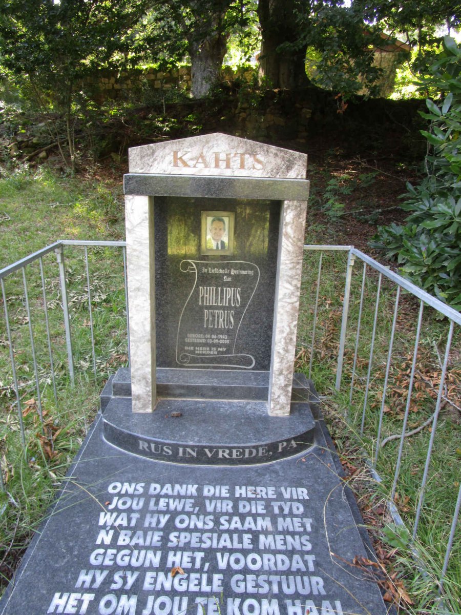 KAHTS Phillipus Petrus 1943-2005