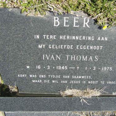 BEER Ivan Thomas 1945-1975