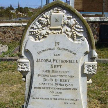 KEET Jacoba Petronella nee HERHOLDT -1934