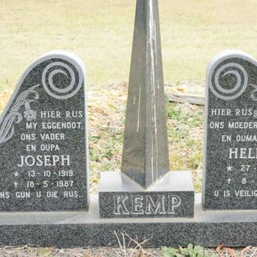 KEMP Joseph 1919-1987 &amp; Helena 1922-1995