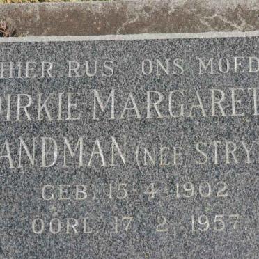 LANDMAN Dirkie Margaretha nee STRYDOM 1902-1957