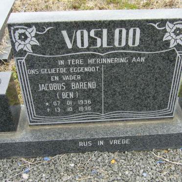 VOSLOO Jacobus Barend 1936-1996